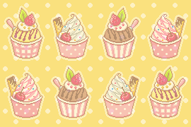 yellow-icecream-cups